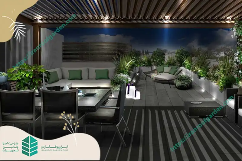 اصول طراحی روف گاردن​