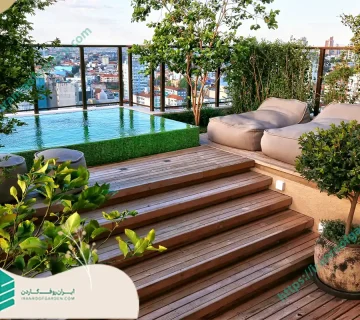 روف گاردن با استخر