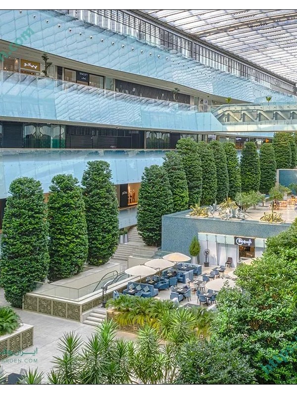 Green roof of Iran Mall commercial