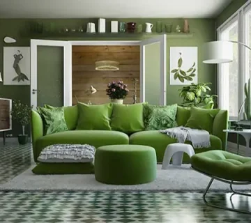 طراحی-داخلی-سبز