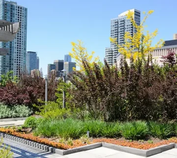 روف گاردن در مجتمع مسکونی