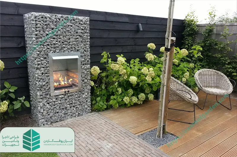 ایده  های طراحی باربیکیو سنگی مدرن