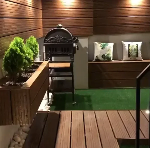 ساخت باربیکیو در باغ