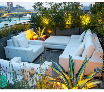 طراحی روف گاردن کوچک