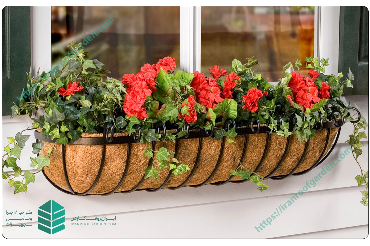 فلاور باکس پشت پنجره ایران