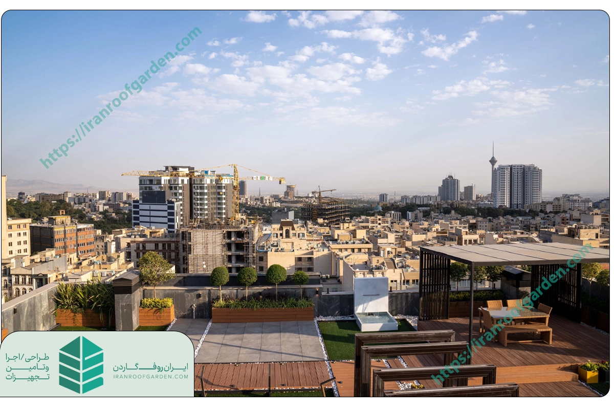 هزینه روف گاردن