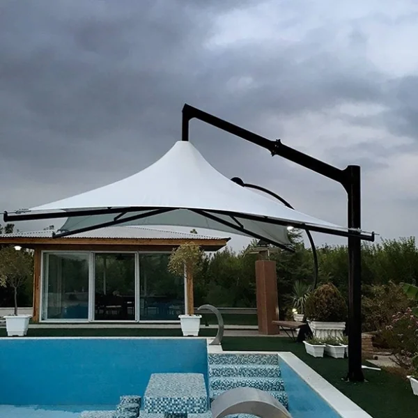 پرگولا با سقف پارچه ای ثابت12