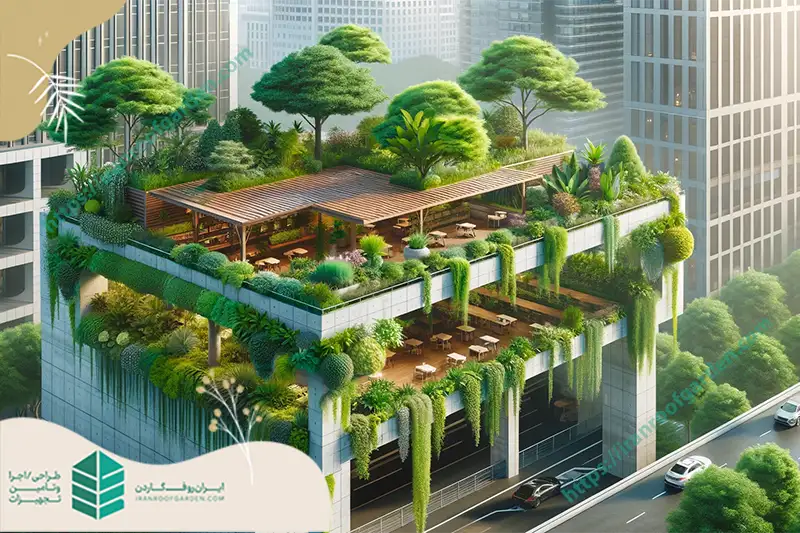 طراحی روف گاردن با هوش مصنوعی