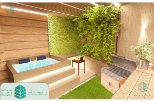 طراحی باربیکیو روف گاردن