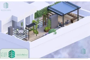 طراحی سقف برای روف گاردن