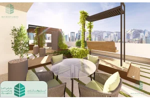 طراحی دکوراسیون داخلی روف گاردن