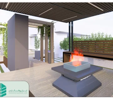 طراحی سقف روف گاردن