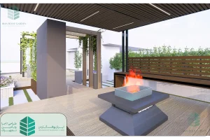 طراحی دکوراسیون داخلی روف گاردن