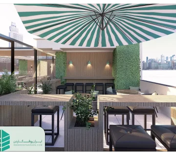 طراحی دکوراسیون داخلی روف گاردن