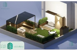 طراحی دکوراسیون داخلی روف گاردن