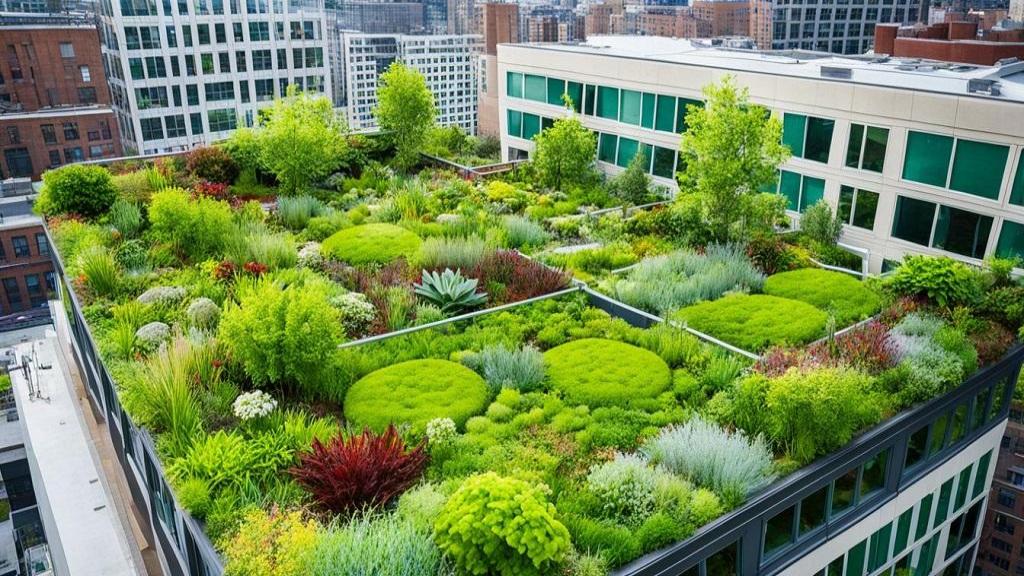 کشاورزی شهری روی روف گاردن